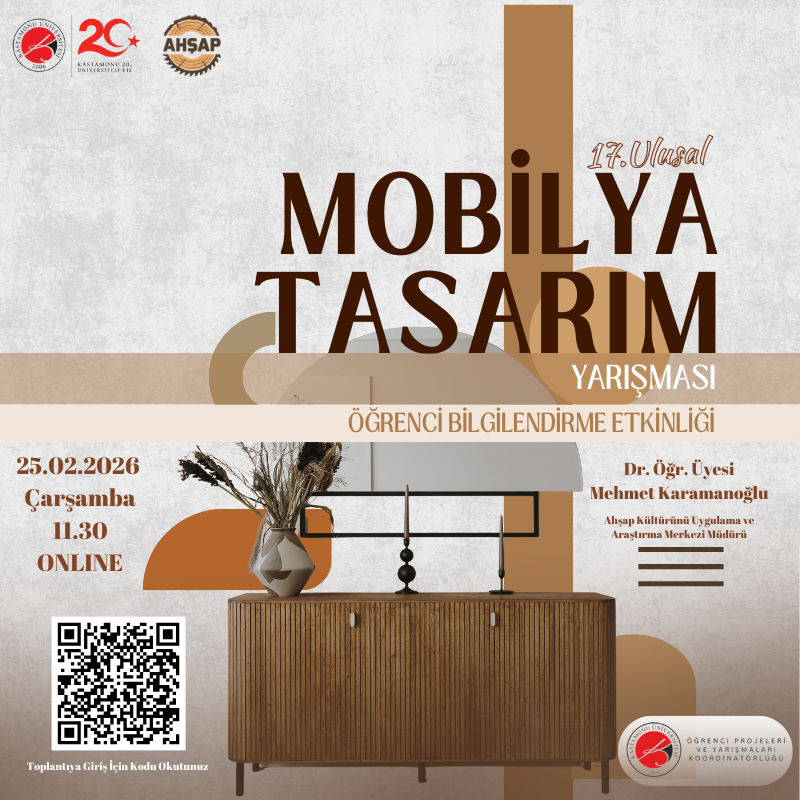 17. Ulusal Mobilya Tasarım Yarışması Öğrenci Bilgilendirme Etkinliği